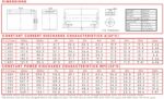 Batteria 12V 106Ah ciclica CP. LDC12-100 immagine dimensioni e terminali.