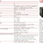 Batteria 12V 12Ah ciclica CP. LDC12-12 immagine descrizione prodotto.