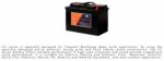 Batteria 12V 105Ah acido piastra piana CP. LTL12-105 immagine descrizione prodotto.