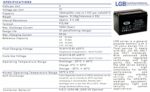 Batteria 12V 120Ah AGM CP. LGB12-120 immagine specifiche prodotto.