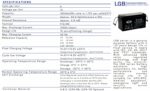 Batteria 12V 160Ah AGM CP. LGB12-160 immagine specifiche prodotto.