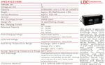 Batteria 12V 220Ah ciclica CP. LDC12-220 immagine specifiche prodotto.