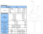 Batteria Haze 12V 262Ah AGM CP. HZB12-230 immagine dimensioni e terminali.