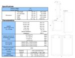 Batteria Haze 12V 236Ah AGM CP. HZB12-200 immagine dimensioni e terminali.