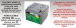 Batteria Haze 12v 25.70ah gel ciclica CP. HZY12-26EV immagine descrizione prodotto.