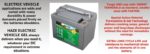 Batteria Haze 12v 36.40ah gel ciclica CP. HZY12-33EV immagine descrizione prodotto.