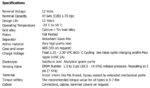 Batteria Haze 12V 47.60Ah AGM CP. HZB12-44 immagine caratteristiche.