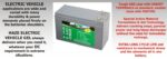 Batteria Haze 12v 7.50ah gel ciclica CP. HZY12-7.5EV immagine descrizione prodotto.