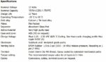 Batteria Haze 12V 169Ah AGM CP. HZB12-135 immagine caratteristiche.