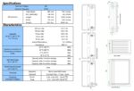 Batteria Haze 12V 169Ah AGM CP. HZB12-135 immagine dimensioni e terminali.
