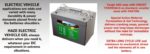 Batteria Haze 12v 74.80ah gel ciclica CP. HZY12-60EV immagine descrizione prodotto.