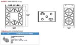 Batteria Trojan 6V 330Ah Deep-Cycle CP: J305P-AC foto dimensioni e terminali.