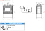 Batteria Trojan 6V 390Ah Deep-Cycle CP: L16G-AC foto dimensioni e terminali.