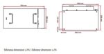 Batteria Zenith 38.4V 100Ah al litio LiFePO4 CP. ZLI036065 immagine dimensioni.