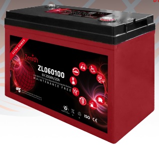 Batterie Zenith 6v 200AH AGM cicliche CP. ZL060100 