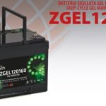 Batteria Zenith ZGEL120160 12V 60Ah GEL Deep Cycle al piombo sigillata VRLA