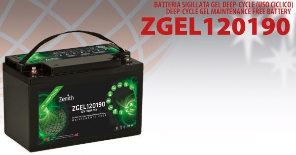 Batteria Zenith ZGEL120190 12V 100Ah GEL Deep Cycle VRLA