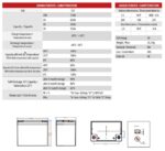 Scheda tecnica batteria Zenith ZGEL120175 12V 75Ah GEL Deep Cycle con caratteristiche tecniche dimensioni e terminali M6