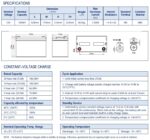 Scheda tecnica Enerpower SLC100-12 12V 100Ah AGM con dimensioni e specifiche
