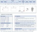Scheda tecnica batteria Enerpower SLC26-12 12V 26Ah AGM VRLA con dimensioni terminale M5 e specifiche tecniche