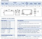 Scheda tecnica Enerpower SLC65-12 12V 65Ah AGM con dimensioni e specifiche