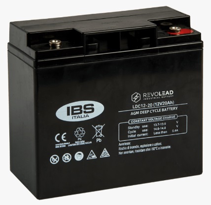 Batteria 12V 20AH AGM ciclica CP. LDC12-20 Batteria 12V 20Ah ciclica CP. LDC12-20 immagine prodotto.