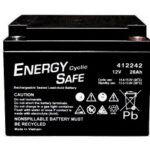 Batteria Energy Safe 12v 26Ah AGM VRLA Ciclica CP.00412242 foto prodotto.
