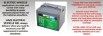 Batteria Haze 12v 45.40ah gel ciclica CP. HZY12-44EV immagine descrizione prodotto.