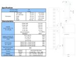 Batteria Haze 12V 122.80Ah AGM CP. HZB12-110 immagine dimensioni e terminali.