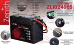 Batteria Zenith 25.6V 100Ah al litio LiFePO4 CP. ZLI024065 immagine elementi batteria.
