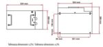 Batteria Zenith 25.6V 200Ah al litio LiFePO4 CP. ZLI024100 immagine dimensioni.