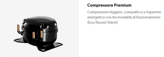 Frigorifero a compressore 55 l Dometic CP.NRX60C foto compressore Premium.