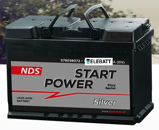 Batteria NDS STARTPOWER 580.121.072 80Ah Acido Libero Batteria NDS STARTPOWER 580.121.072 80Ah Acido Libero immagine prodotto.